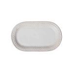 Le Panier Tray 10 in. Whitewash Measurements: 10.25\L, 6\W, 1\H
Made of: Ceramic
Made in: Portugal

Use & Care:  Dishwasher, Oven, Microwave, and Freezer Safe